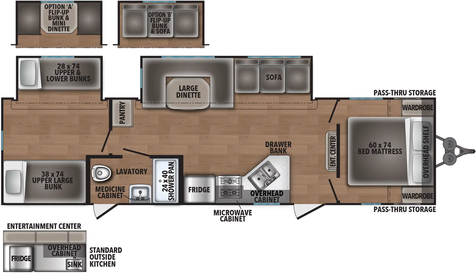 Shasta 32DS Floorplan